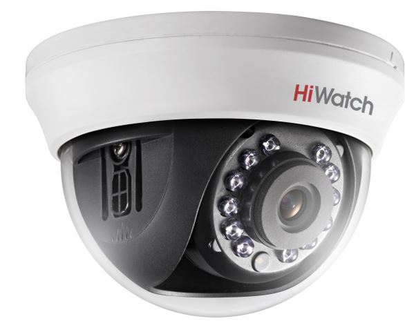1MP kültéri HDTVI IR dome, 2.8mm, HiWatch DS-T101